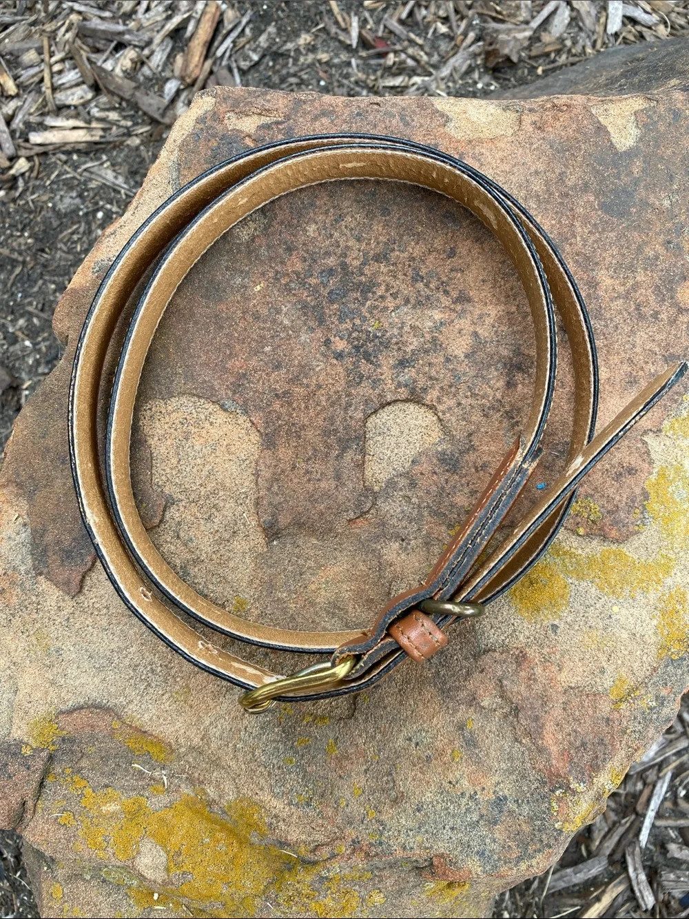 Vintage Heritage Dockers Handcrafted Top Grain Leather Belt w/Solid Brass Buckle